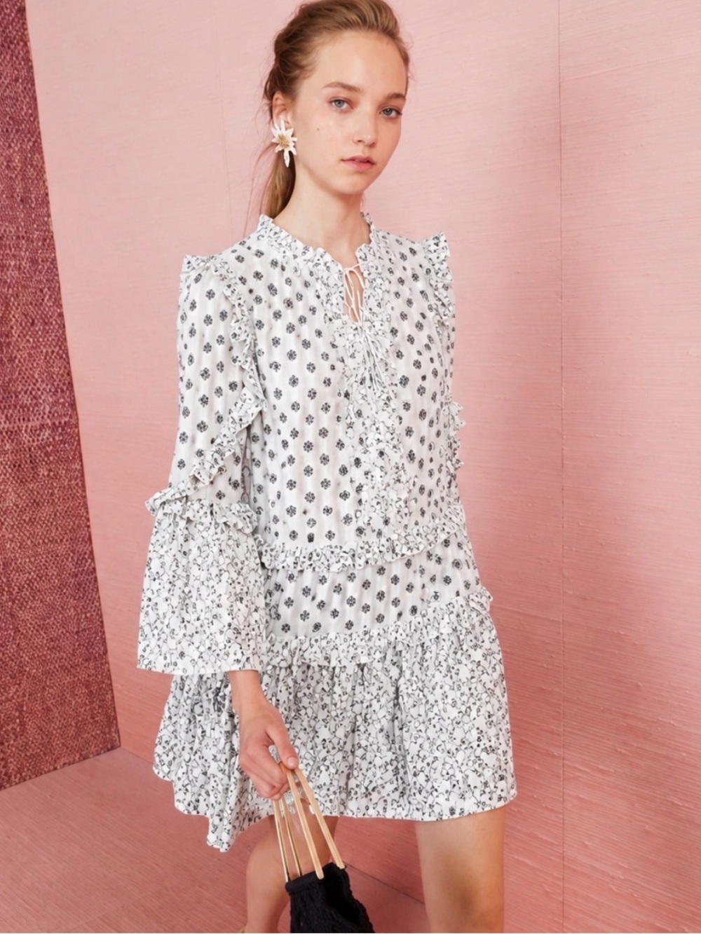 Ulla Johnson Essie dress- white floral